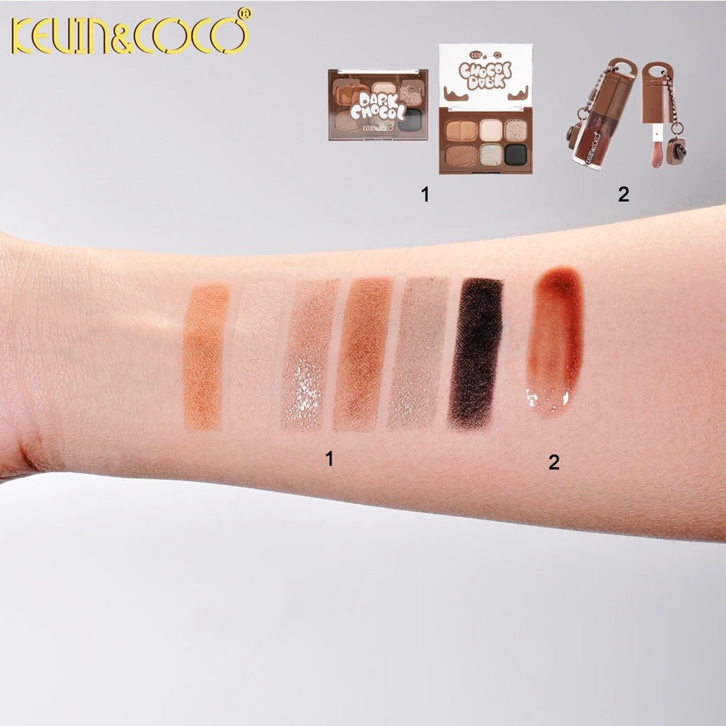 Kevin & Coco DARK CHOCOL - PALETTE & LIP GLOSS